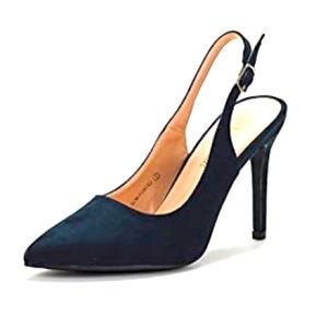DREAM PAIRS Slim-Pointed High Heel Pump Shoes
